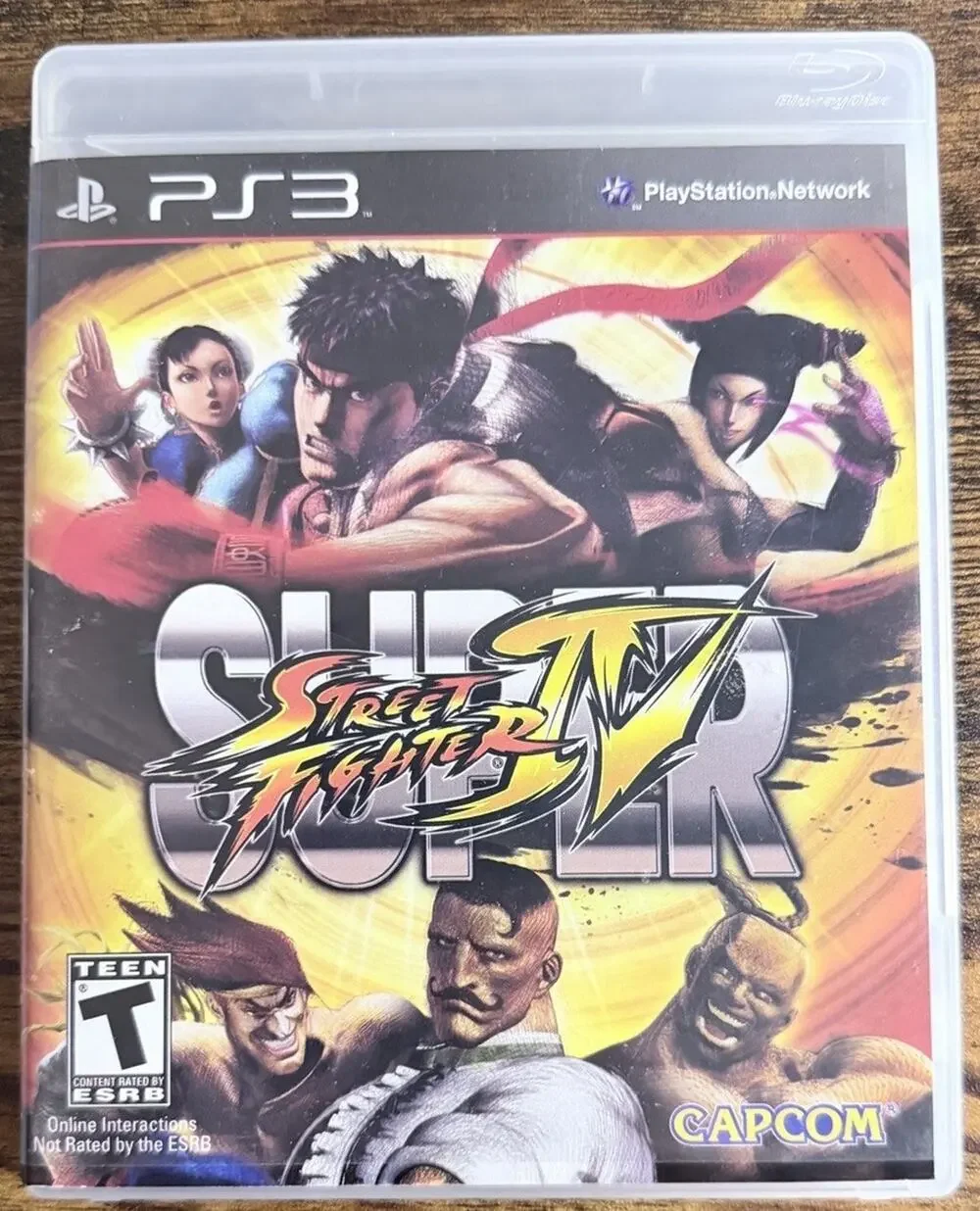 Super Street Fighter IV Playstation 3 PS3 - W/ Manual - Near Mint Disc